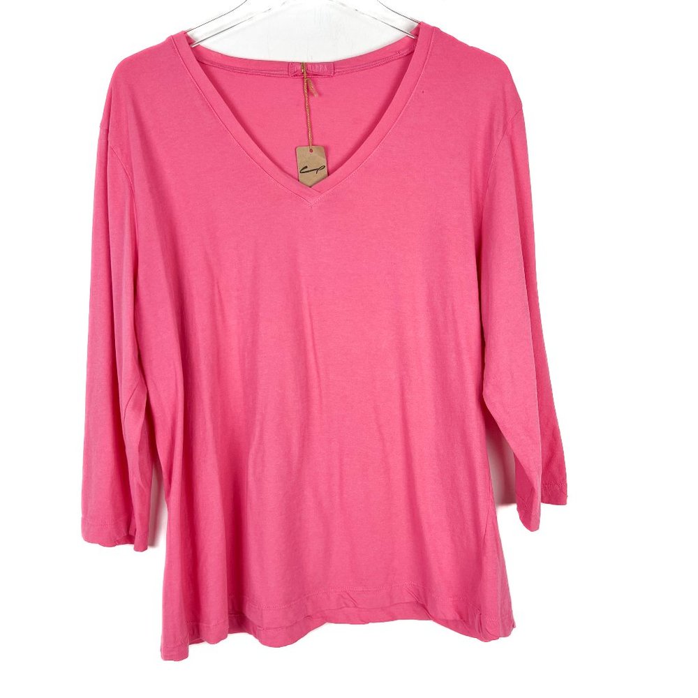 Nike Women's Pink V-Neck Top